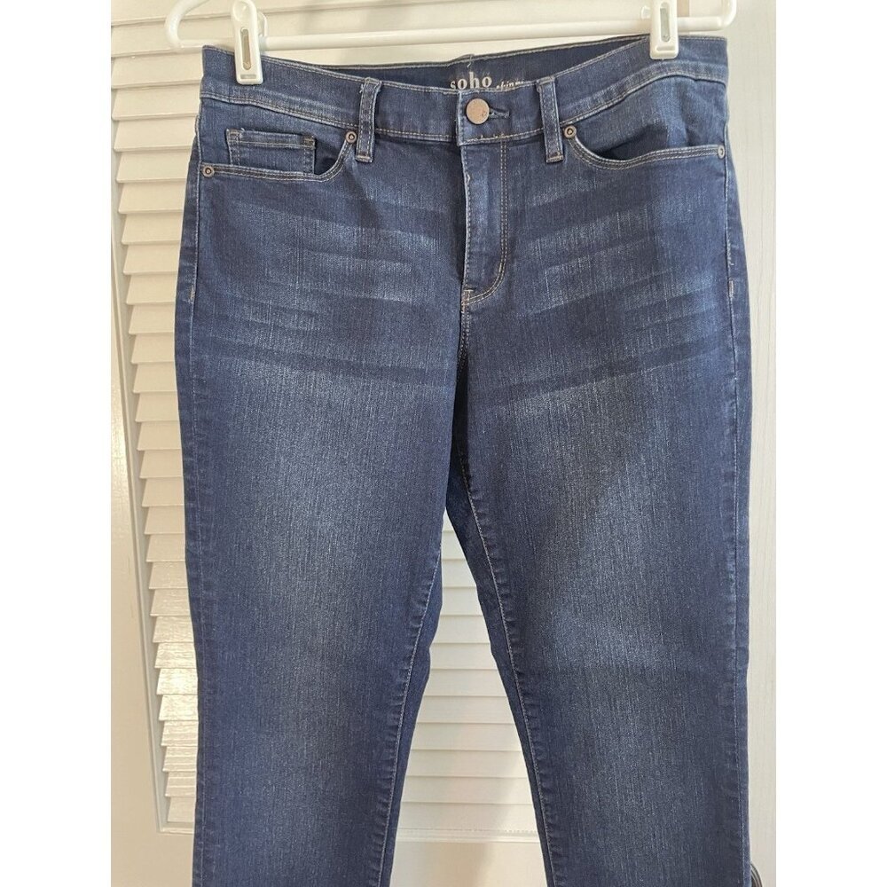 Soho New York & Company Dark Blue Skinny Jeans size 10 - Picture 2 of 9